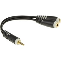 Klotz Y-Kabel 35-mm - Twin weibliche 35 mm kompakten Kopfhörer Verteiler