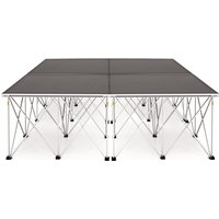 2m x 2m Portable Stage Kit by Gear4music 60cm