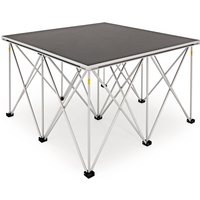1m x 1m Portable Stage Kit by Gear4music 60cm