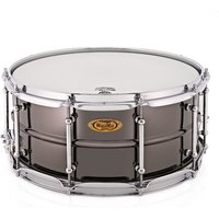 WorldMax Black Dawg 14 x 6.5 Black Nickel Over Brass Snare Drum