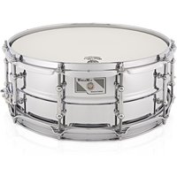 WorldMax 14 x 5.5 Beaded Chrome Over Steel Snare Drum Chrome HW