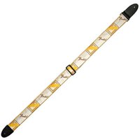 Fender White Brown and Yellow Mono Strap