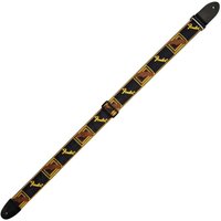 Fender Black Yellow and Brown Mono Strap