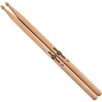 2B Wood Tip Maple Drumsticks by Gear4music