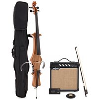 E-Cello von Gear4music Natur mit Verstärkerpaket