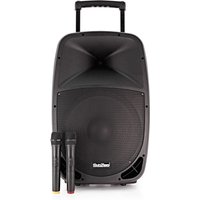 SubZero SZPA-P15 Portable PA with Bluetooth + Wireless Mics - Nearly New