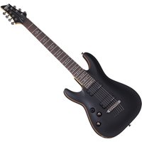 Schecter Demon-7 String Left Handed 7 String Aged Black Satin
