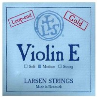 Larsen Violin E String Gold Plated Loop End Medium
