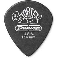 Dunlop Tortex Pitch Black Jazz III 1.14mm 12 Pick Packung