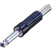 Rean NYS203 2-Pole Male 1/4 Plug Black Plastic Handle