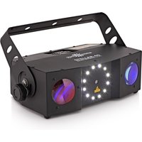 Stellar 40-Watt-Multieffekt-LED mit Stroboskop und Laser von Gear4music