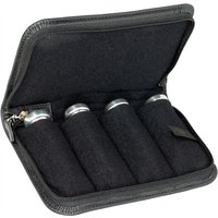 Protec L221 Small Brass Quad Mouthpiece Pouch Leather