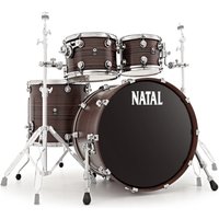 Natal Café Racer 22 4pc Shell Pack Ebony Pinstripe Veneer