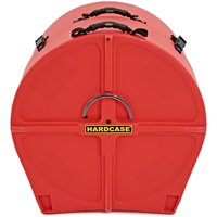 Hardcase 24 Bassdrum Case mit Rädern rot