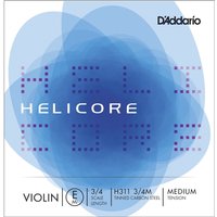 DAddario Helicore Violin E Saite 3/4 Größe Medium