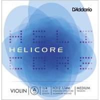 DAddario Helicore Violin A String 1/4 Size Medium