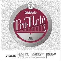 DAddario Pro-Arte Violin D String 1/4 Size Medium