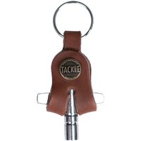 Tackle Instrument Supply Co. Drum Key with Leather Case Mahogany