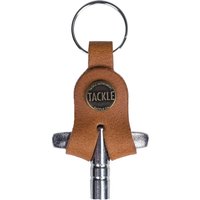 Tackle Instrument Supply Co. Drum Key with Leather Case Saddle Tan