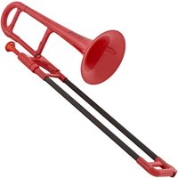 pBone Mini Plastic Trombone Red