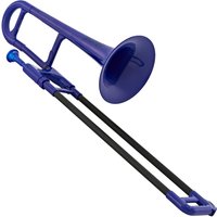 pBone Mini Plastic Trombone Blue