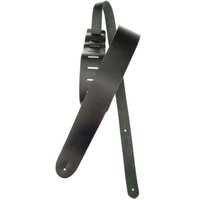 DAddario 25L00-DX Classic Leather Guitar Strap Black Extra-Long