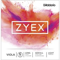 DAddario Zyex Viola G String Long Scale Light