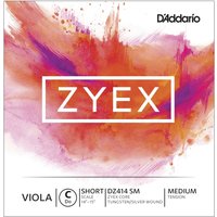 DAddario Zyex Viola C String Short Scale Medium