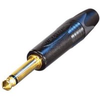 Neutrik NP2X-B 2-poliger 6.3mm Klinkenstecker Schwarzes Gehäuse