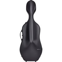 BAM SUP1005XL Hightech Polycarbonate Cello Case Black with Black Handle