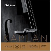DAddario Kaplan Cello A Saite 4/4 Größe schwer