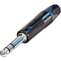 Neutrik NP3X-BAG 3-Pole 1/4 Jack Plug Black with Nickel Contacts