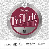 DAddario Pro-Arte Cello D Saite 1/2 Größe Medium