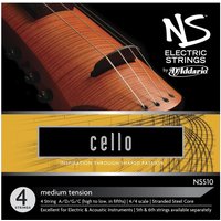 DAddario NS Elektro-Cello Saitensatz 4/4 Größe Medium