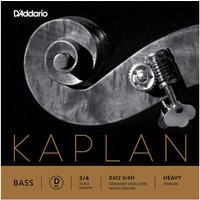 DAddario Kaplan Kontrabass D String 3/4 Größe Heavy