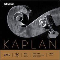 DAddario Kaplan Kontrabass D 3/4 Größe Lichterkette