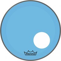 Remo Powerstroke 3 Colortone Blue 20 Ported Bass Drum Head