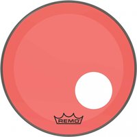 Remo Powerstroke 3 Colortone Red 18 Ported Bass Drum Head