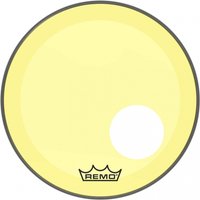 Remo Powerstroke 3 Colortone gelb 24 portiert Bassdrum Head