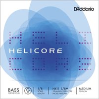 DAddario Helicore Orchester Kontrabass G String 1/8 Größe Medium