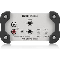 Klark Teknik DI 22P PRO DI AV 2 Professional Passive Stereo DI Box