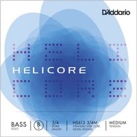 DAddario Helicore Solo Kontrabass B String 3/4 Größe Medium