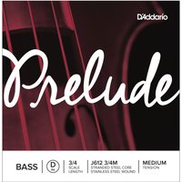 DAddario Prelude Kontrabass D String 3/4 Größe Medium