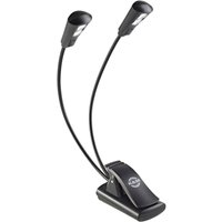 K&M 12244 Dual Music Stand Flexlight Dual LED