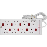 Mercury 8 Gang Extension Lead 2m
