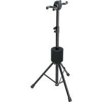 K&M 17620 Double Guitar Stand Black