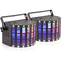 Cluster-Derby-Lichter mit Strobe von Gear4music Paar