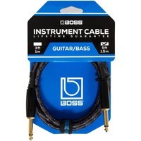 Boss 5ft / 1.5m Instrument Cable Straight/Straight 1/4" Jack