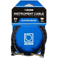 Boss 3ft / 1m Instrument Cable Angled/Angled 1/4" Jack