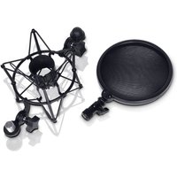 LD Systems Mikrofon Dämpferaufnahme und Pop-Filter Set